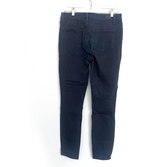 PAIGE Hoxton Ankle Jeans in Dark Blue - Picture 5 of 6